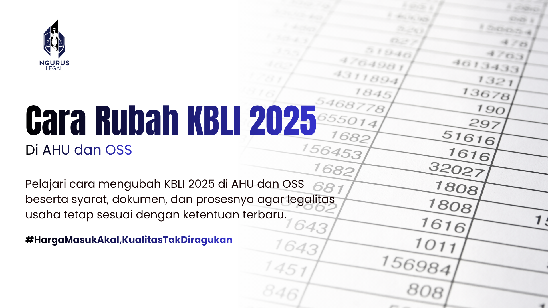 Cara Mengubah KBLI 2025 di AHU dan OSS