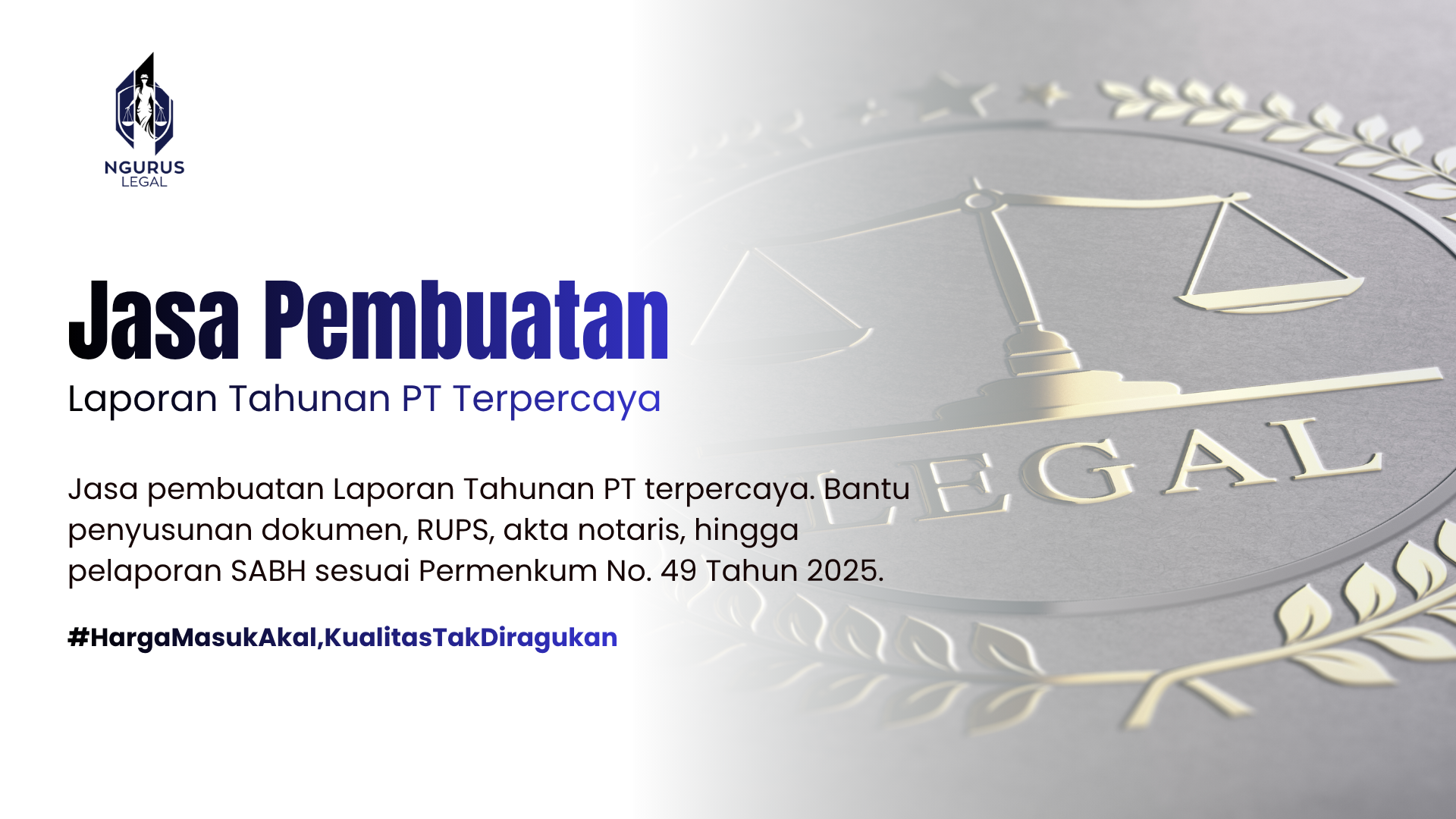Jasa Pembuatan Laporan Tahunan PT Terpercaya